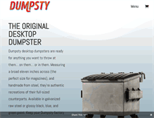 Tablet Screenshot of dumpsty.com